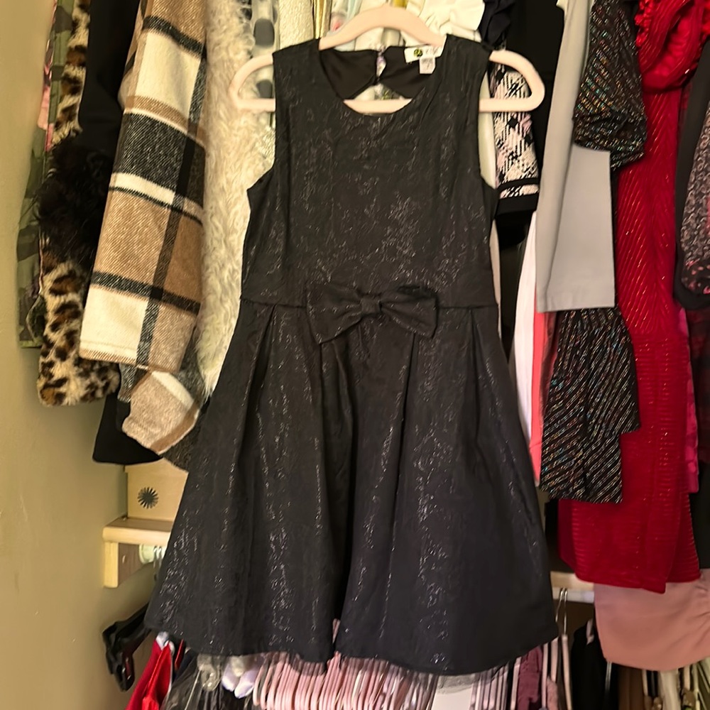 Girls Black Formal Dress Size 7.
